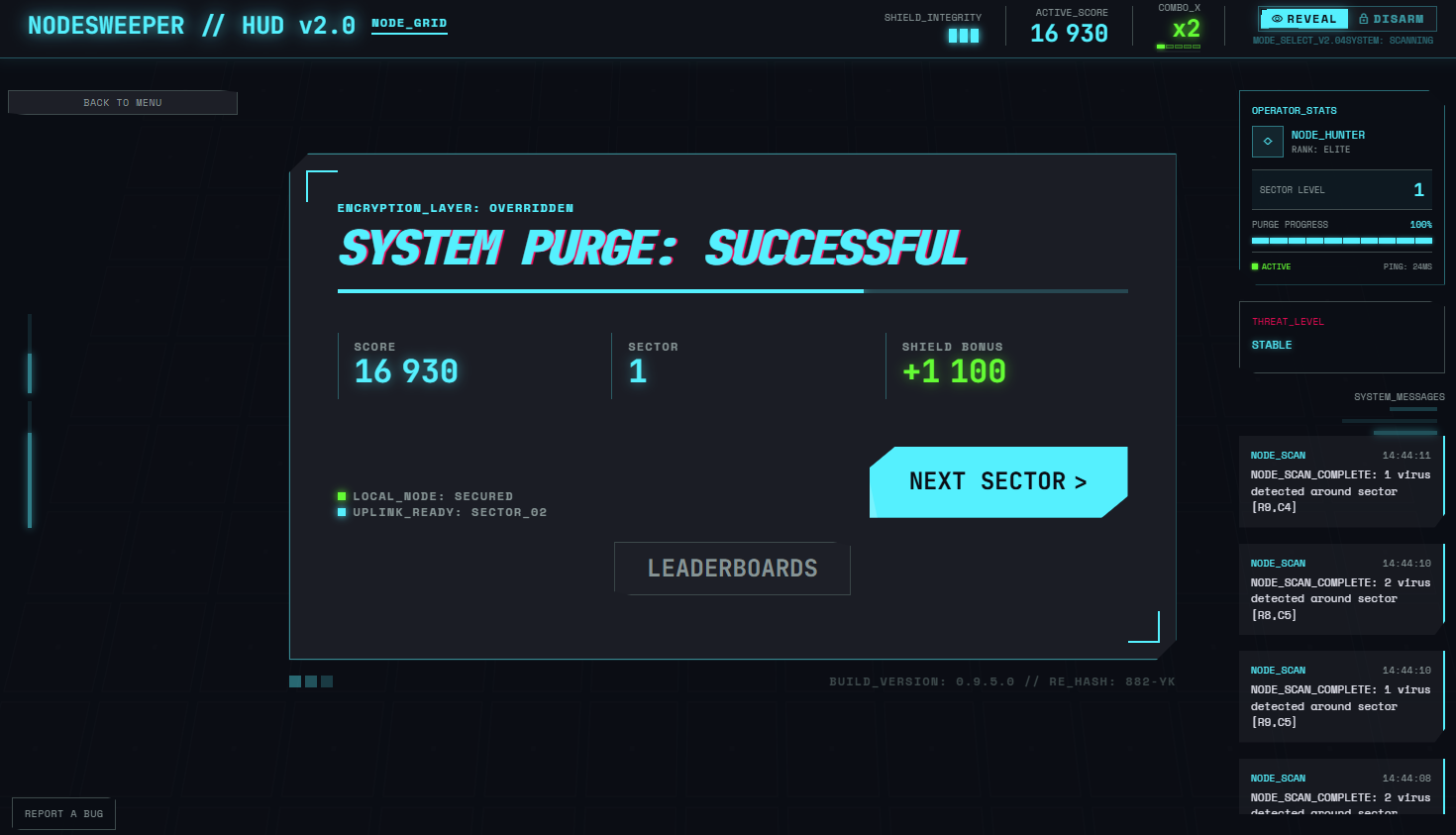 Nodesweeper screenshot 5